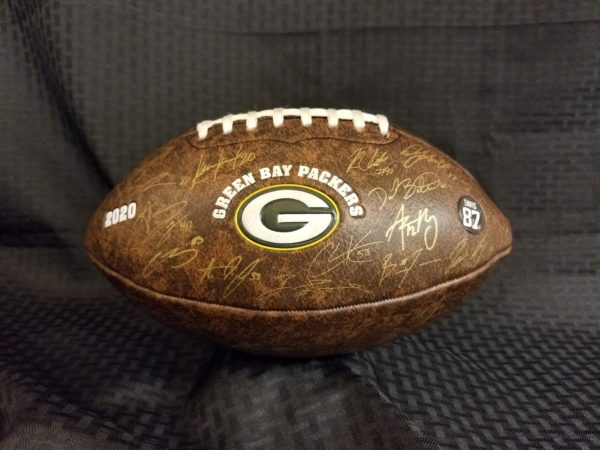 17. 2020 Packers autographed football