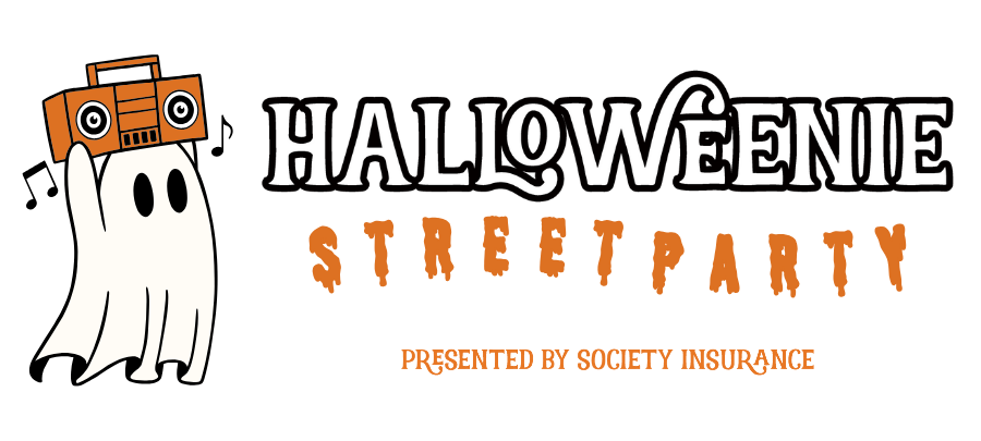 2023 Halloweenie Street Party Logo – Horizontal – Transparent